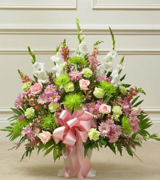 Multicolor Pastel Sympathy Floor Basket