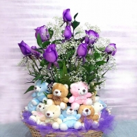 Purple In a Baske