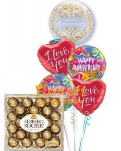 5 balloons & 24 ferrero